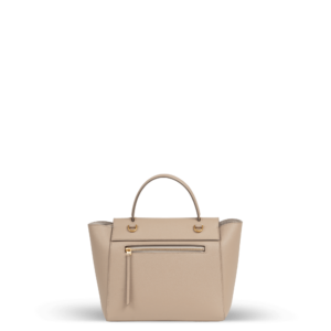 Beige Lederhandtasche der Marke Celine.