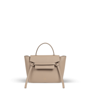 Beige Lederhandtasche der Marke Celine.