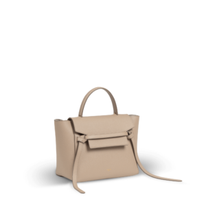 Beige Lederhandtasche der Marke Celine.